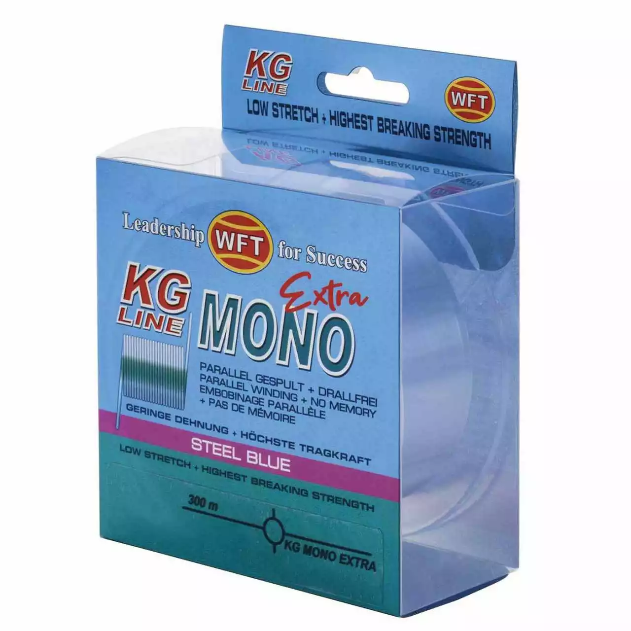 WFT KG Line Mono Extra Steel Blue 0,30mm 9,3kg 300m