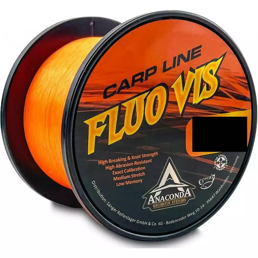 Anaconda Fluovis Carp Line 0,36 Mm 10,3 Kg 1200 Meter Orange 3 Anaconda Fluovis Carp Line 0,36 Mm 10,3 Kg 1200 Meter Orange