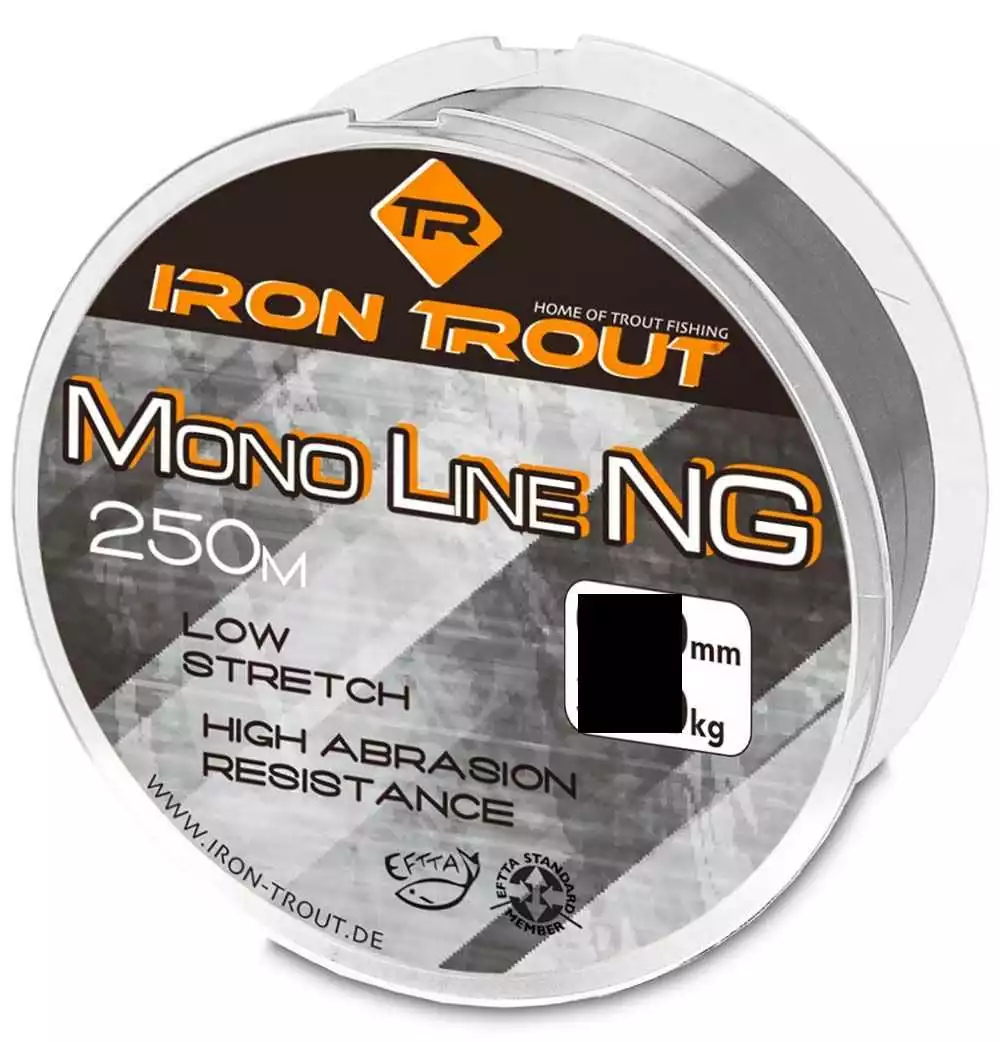 Iron Trout Mono Line NG 0,22 Mm 4,09 Kg 250 Meter Grey Transparent 3 Iron Trout Mono Line NG 0,22 Mm 4,09 Kg 250 Meter Grey Transparent