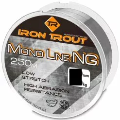 Iron Trout Mono Line NG 0,18 Mm 2,59 Kg 250 Meter Grey Transparent